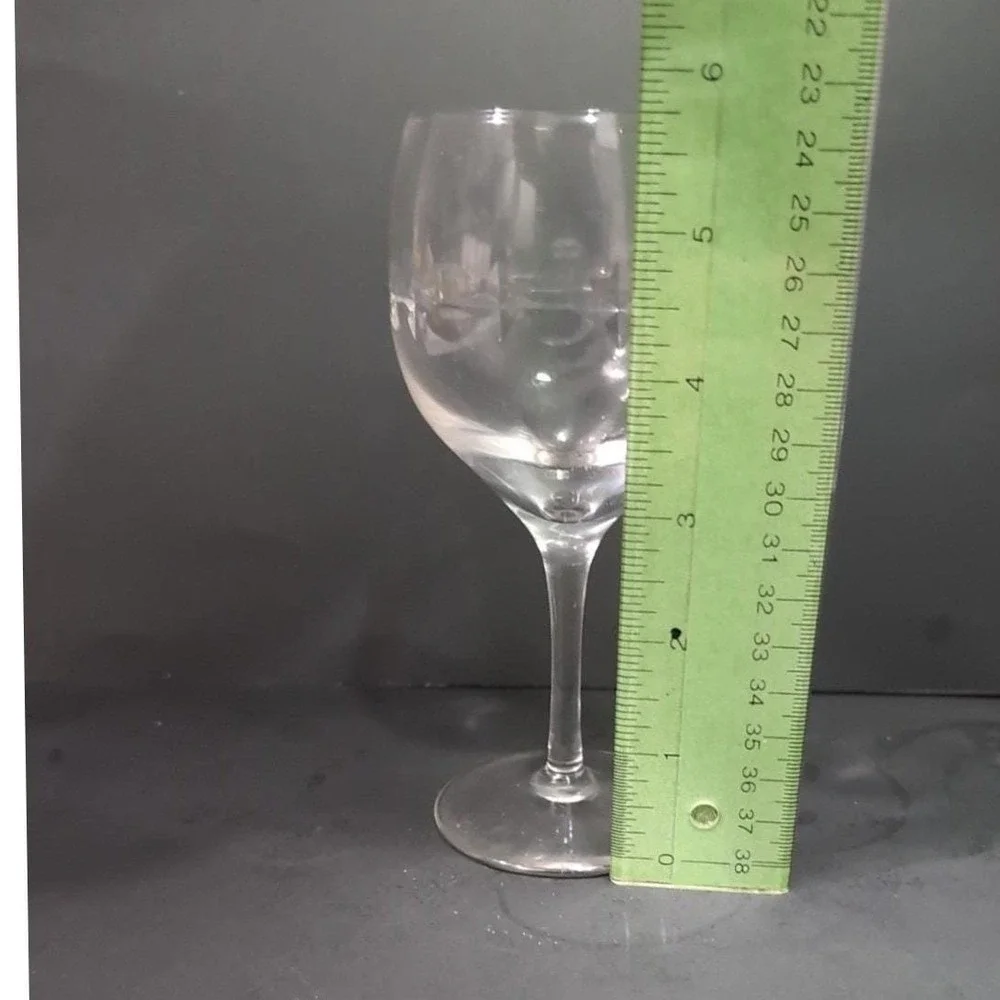 Lenox Candleglow Lead Crystal Wine Goblet, Vintage Clear Cut Stemware, Drinkware